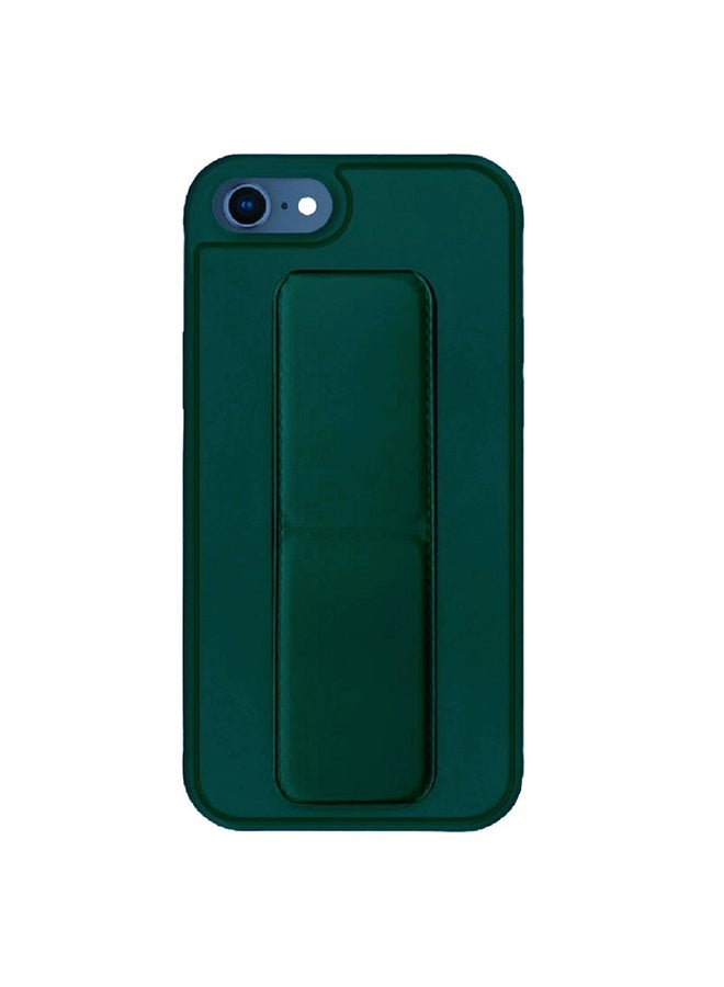 MARGOUN Protective Case Cover with Finger Grip Stand for Apple iPhone SE Green  - Image 2