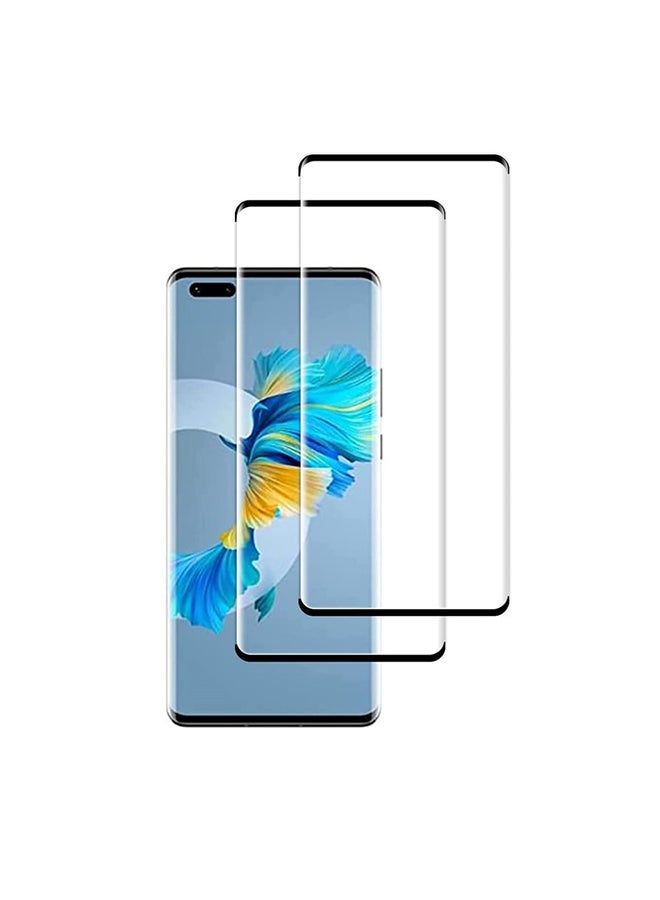 MARGOUN 2-Piece 3D Screen Protector For Huawei Mate 40 Pro clear - Image 1