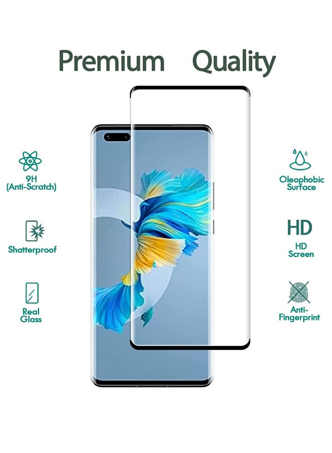 MARGOUN 2-Piece 3D Screen Protector For Huawei Mate 40 Pro clear - Image 3