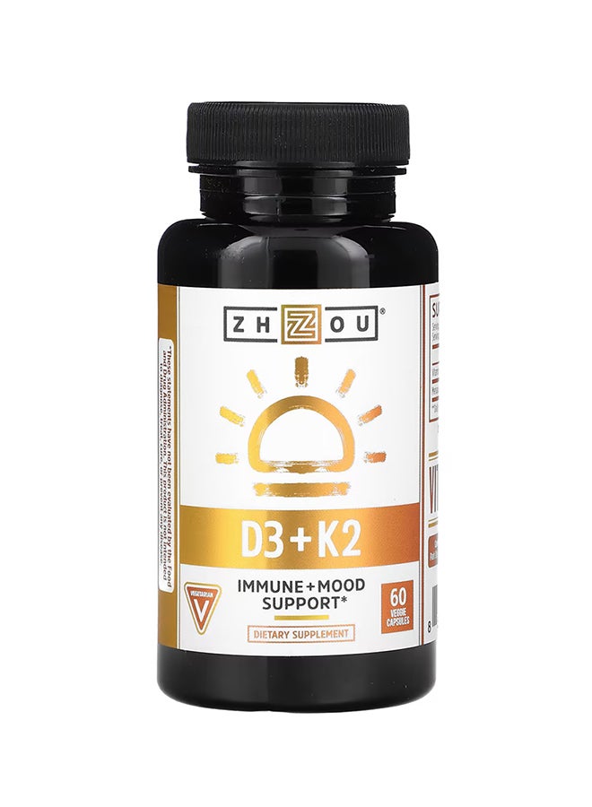 K2 And D3 Supplement - 60 Capsules - v1666267618/N19666931A_1