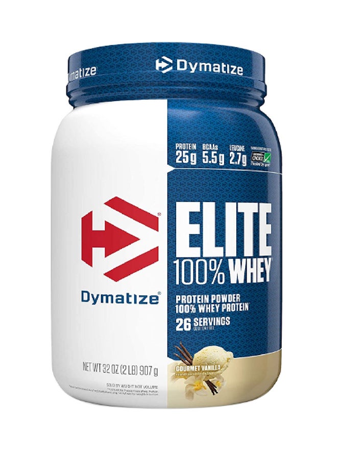 Elite 100% Whey Protein Powder - Gourmet Vanilla