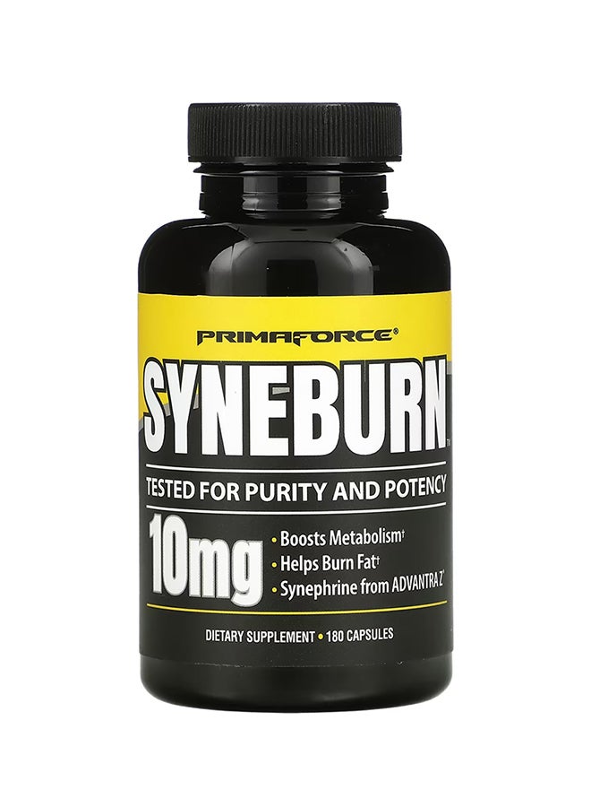 Primaforce Syneburn 10mg Dietary Supplement - 180 Vegetarian Capsules  - Image 1