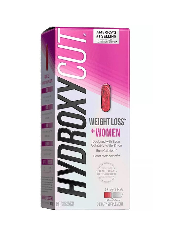 Hydroxycut - Max Powerful Weight Loss Dietary Supplement - 60 Rapid-Release Liquid Capsules - Image 1