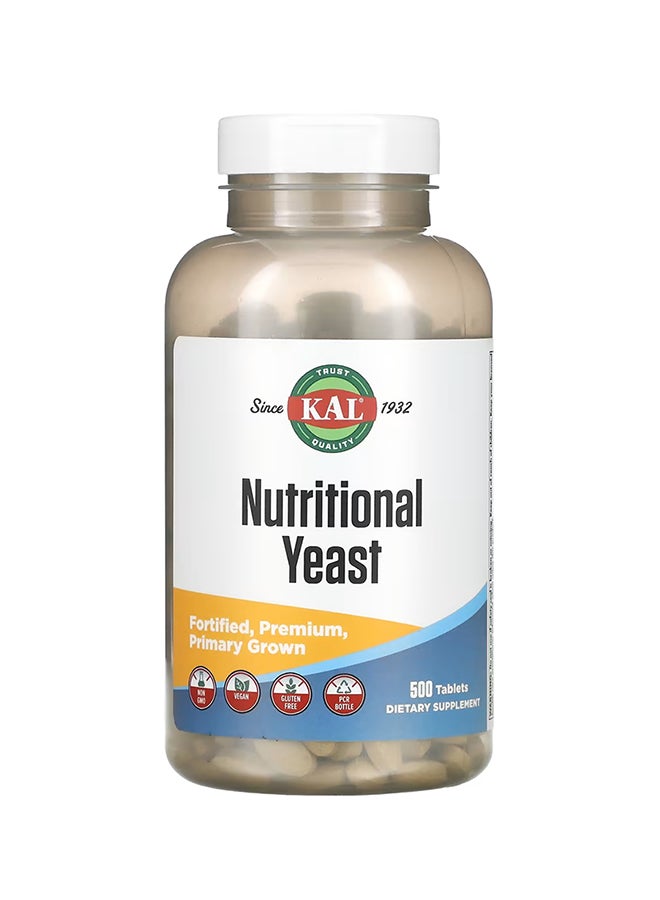 KAL - Nutritional Yeast Dietary Supplement - 500 Tablets - Image 1