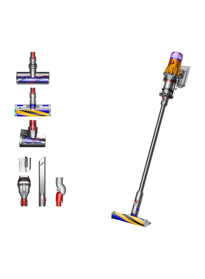 dyson - Detect Slim Absolute Cordless Vacuum 545 W V12 Silver/Orange/Purple - Image 1