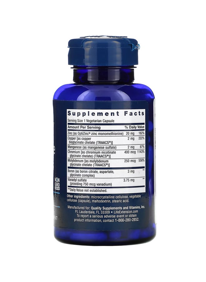 Life Extension Only Trace Minerals Dietary Supplement - 90 Capsules - Image 2