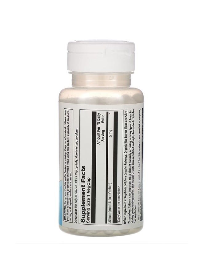 KAL Lithium Orotate5mg - 120 Capsules - Image 2