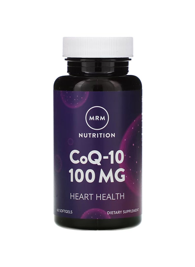 MRM Coq-10 100mg Dietary Supplement - 60 Softgels - Image 1