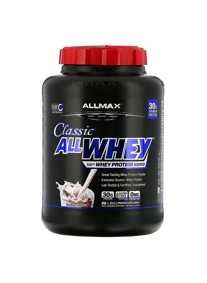 AllMax Nutrition AllWhey Classic Protein Powder - Cookies And Cream - Image 1