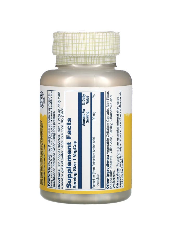 SOLARAY Potassium Amino Acid Complex- 200 VegCaps - Image 2