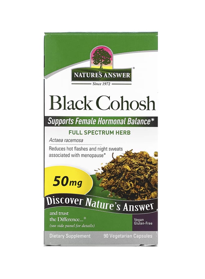 Black Cohosh Full Spectrum Herb - 90 Vegetarian Capsules - v1666267743/N37082665A_1