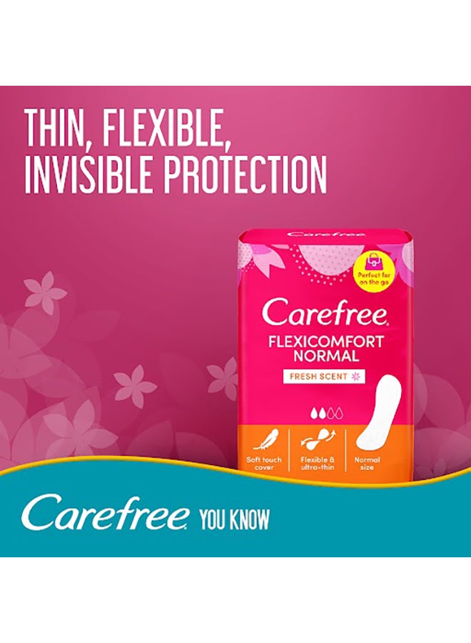 Carefree - Flexicomfort Normal, Fresh Scent Panty Liners 60 Piece - Image 1