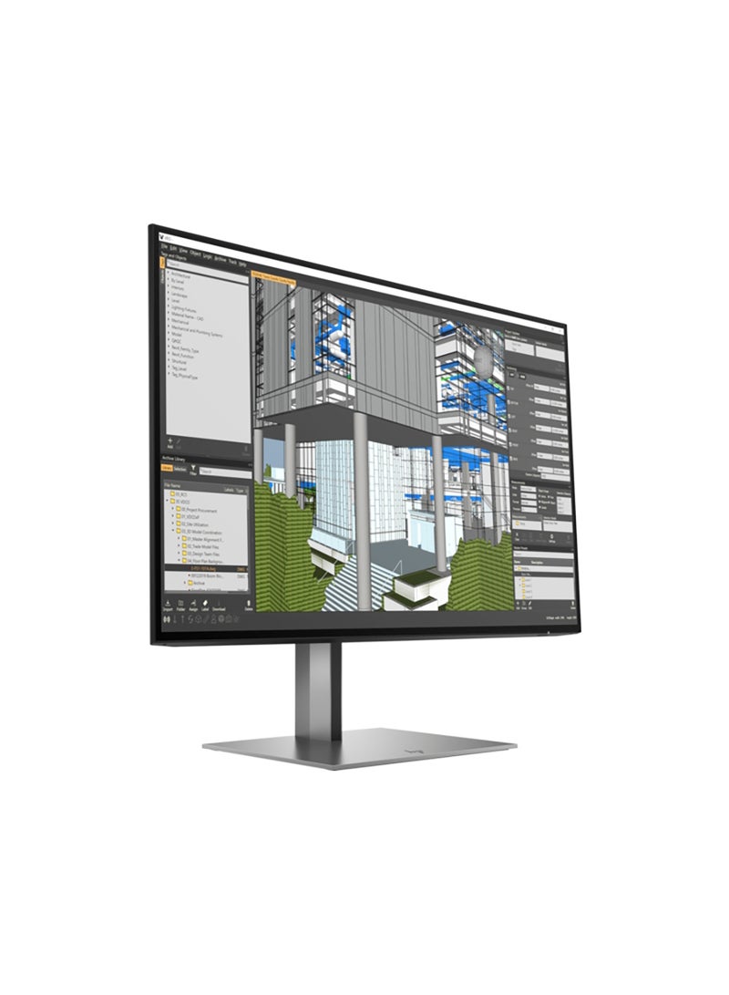 HP - 24 inch Z24n G3 WUXGA Display Resolution: 1920 x 1200 - Brightness : 350 nits Aspect ratio : 16:10 -connections : DP 1.2 & HDMI 1.4 Black - Image 1