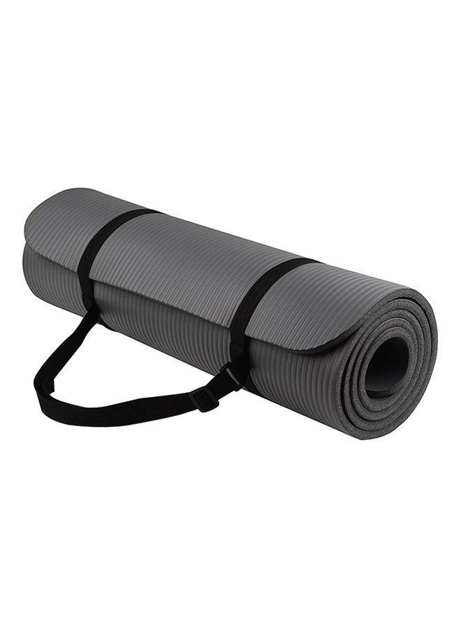 Anti-Tear Exercise Mat With Carrying Strap 60x10cm 60x10cm - v1666272423/N20034892A_1