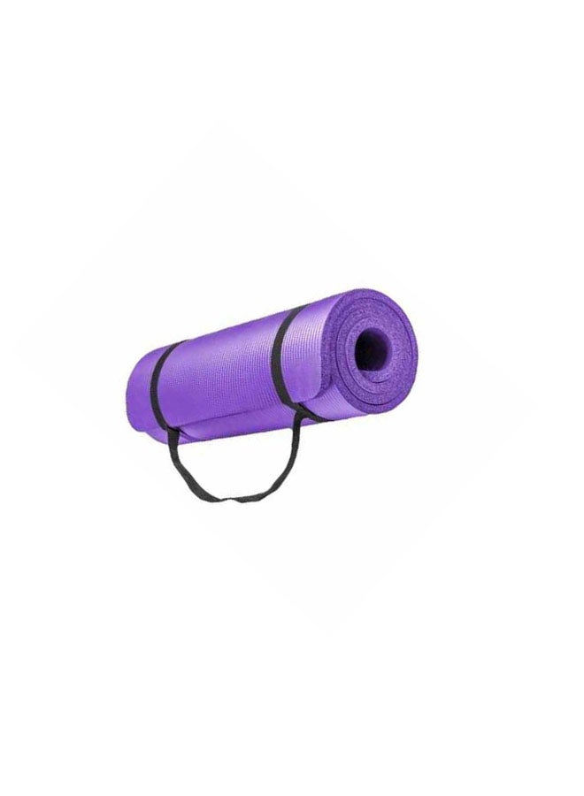 Generic - Anti-Tear Exercise Mat With Carrying Strap 60x10cm - Image 1