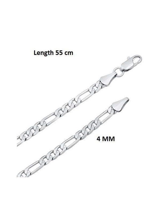 Generic 925 Sterling Silver Figaro Chain Necklace  - Image 2
