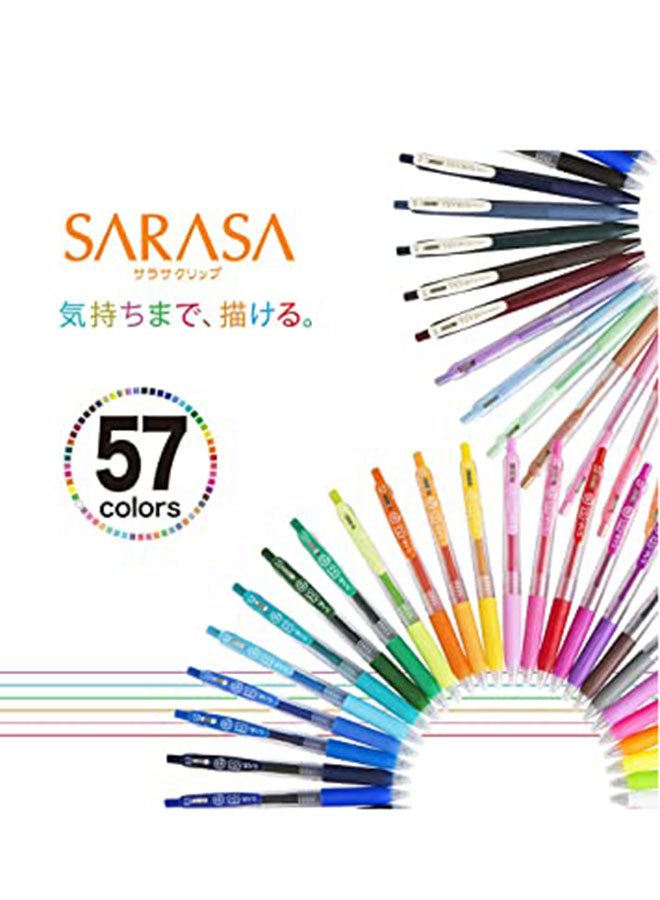 ZEBRA - 10-Piece Sarasa Clip Gel-Ink Pens Multicolour - Image 1