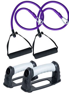 Rock Pow Push Up Rack Board With Fitness Bands 35.6 x 21.8 x 10.8cm  - Image 5