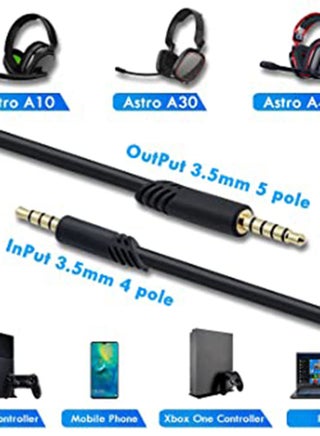 Generic Replacement Cable For Astro A10/A40 Gaming Headset Best