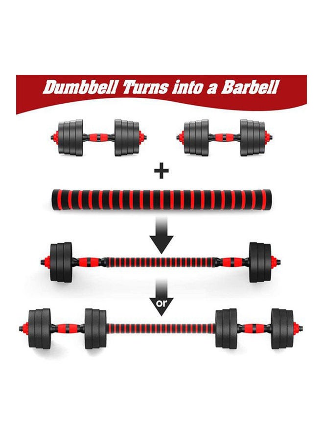 Fitness World - Adjustable Weight Dumbbells Set 15kg 15kg - Image 1