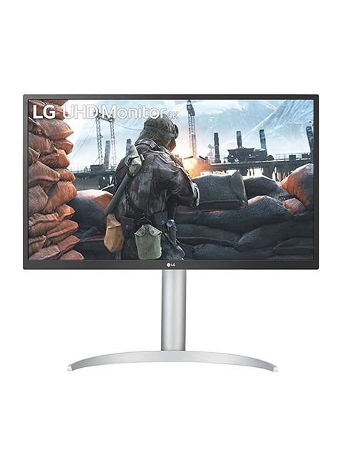 27 Inch UHD 4K IPS Monitor with USB Type-C HDR10 HDMI, DisplayPort, Tilt, Height and Pivot Adjustable Stand, 27UP550N Silver