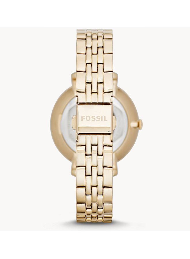 FOSSIL - Women's Jacqueline Analog Watch ES3434 - 36 mm - Gold - Image 1