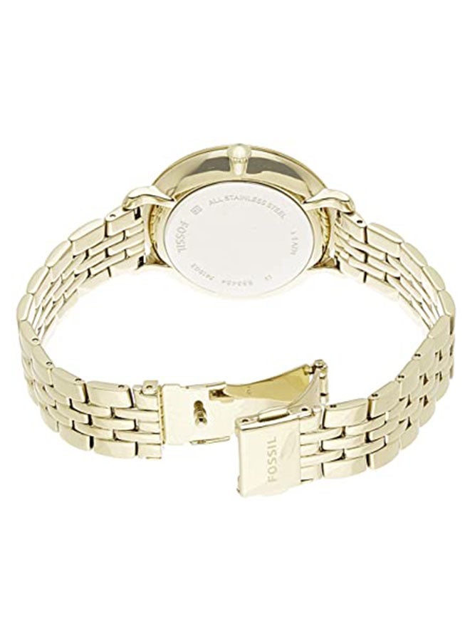 FOSSIL - Women's Jacqueline Analog Watch ES3434 - 36 mm - Gold - Image 1