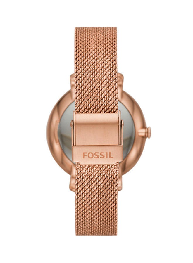 FOSSIL - Women's Jacqueline Analog Watch ES4534 - 36 mm - Rose Gold - Image 1
