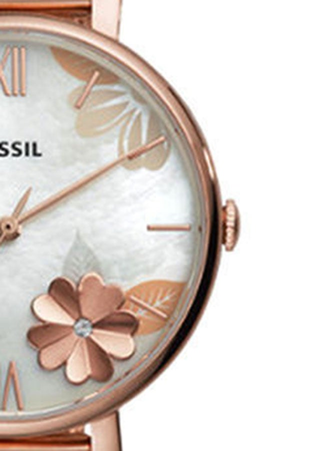 FOSSIL - Women's Jacqueline Analog Watch ES4534 - 36 mm - Rose Gold - Image 1