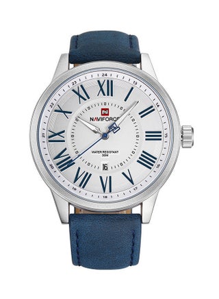Men's Date Display Water Resistant PU Leather Analog Watch NF9126M - v1666277172/N24951016A_1