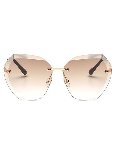 Polygonal Irregular Large Frame Sunglasses