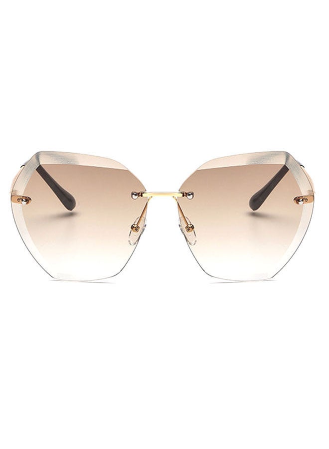 Generic - Polygonal Irregular Large Frame Sunglasses - Image 1