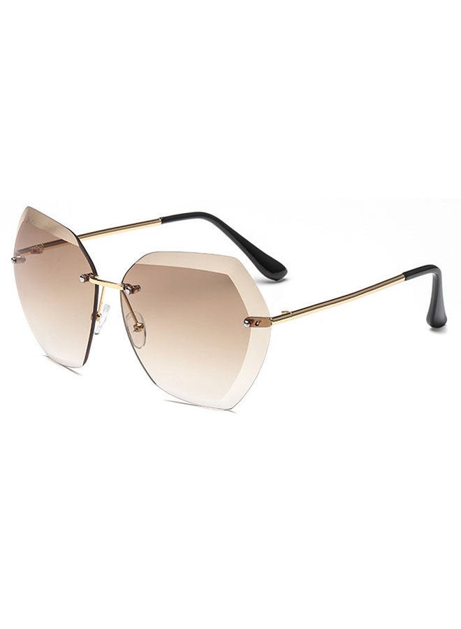 Generic - Polygonal Irregular Large Frame Sunglasses - Image 1