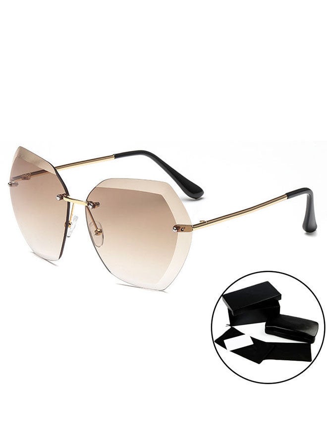 Generic - Polygonal Irregular Large Frame Sunglasses - Image 1