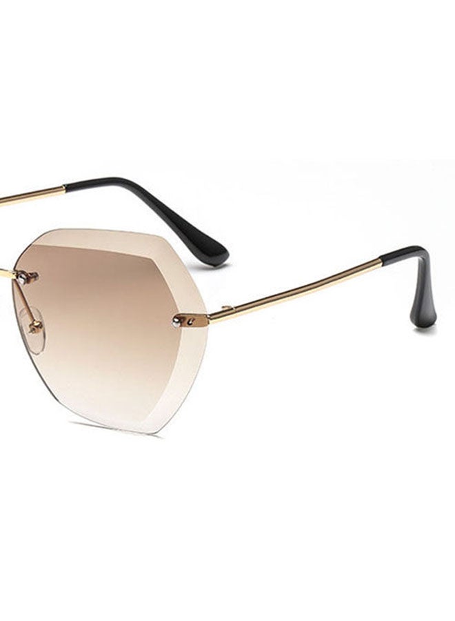 Generic - Polygonal Irregular Large Frame Sunglasses - Image 1