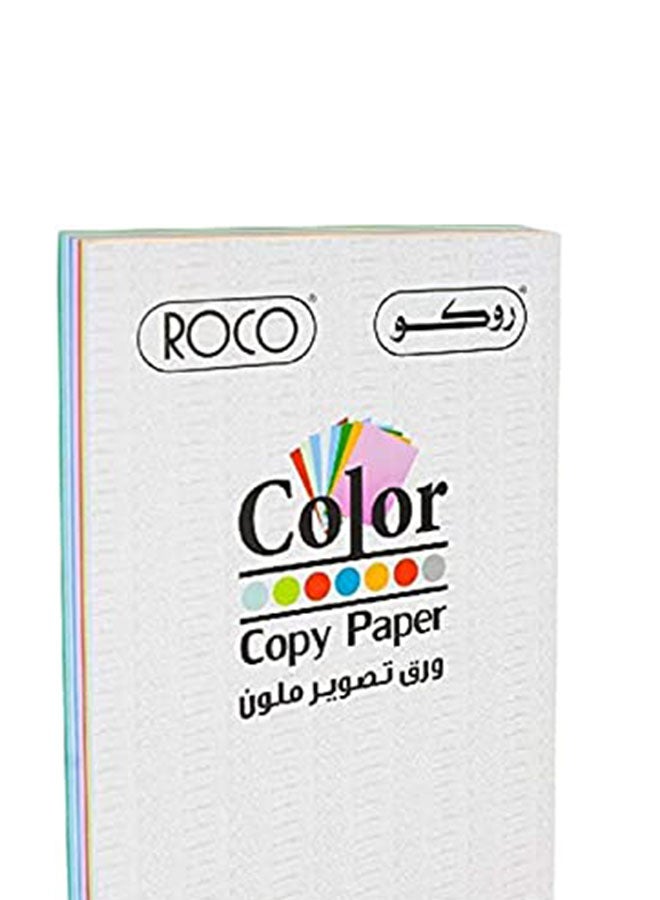 روكو - رزمة ورق تصوير ملون مقاس A4 مكونة من 100 فرخ A4 - Image 1