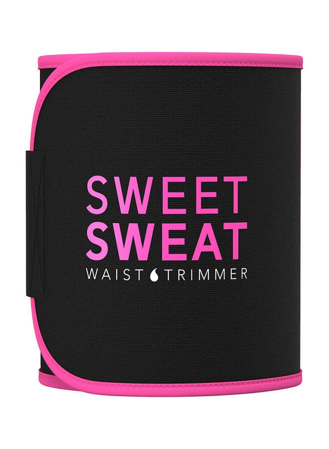 Sweet Sweat Waist Trimmer for Women and Men Black /Pink Medium 41X8inch - Image 1