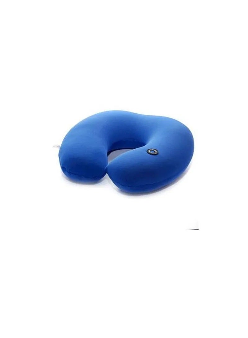 Travel Pillow Neck Massager Cotton Blue