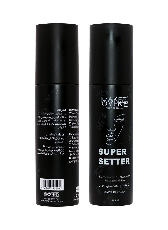 MAKE OVER 22 - Super Setter Long-Lasting Make-Up Setting Spray Clear - Image 1