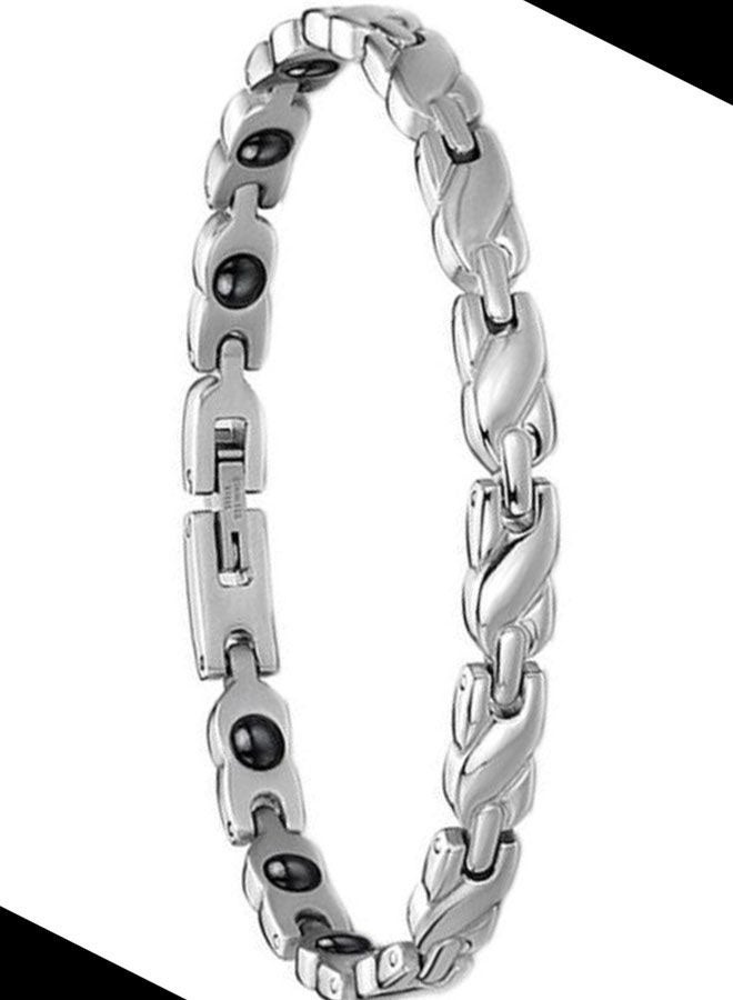 QiaoKai - Stainless Steel Health Magnet Bracelet - Image 1