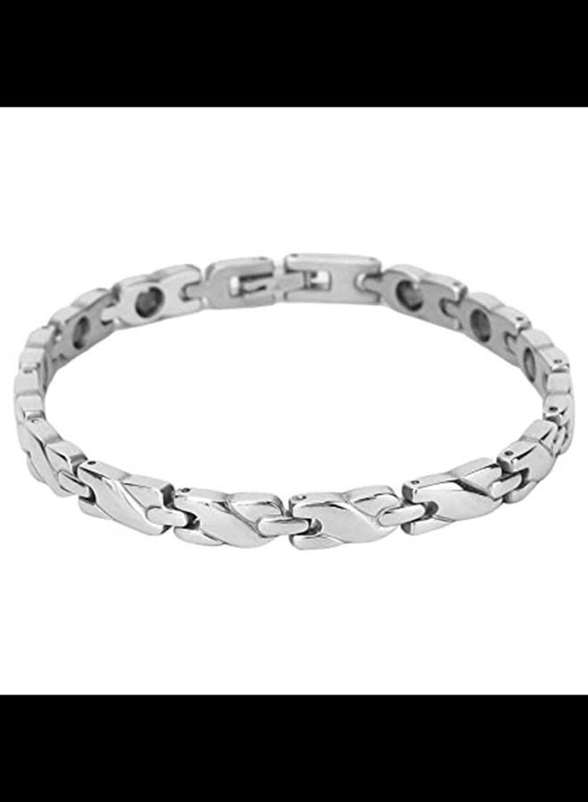 QiaoKai - Stainless Steel Health Magnet Bracelet - Image 1