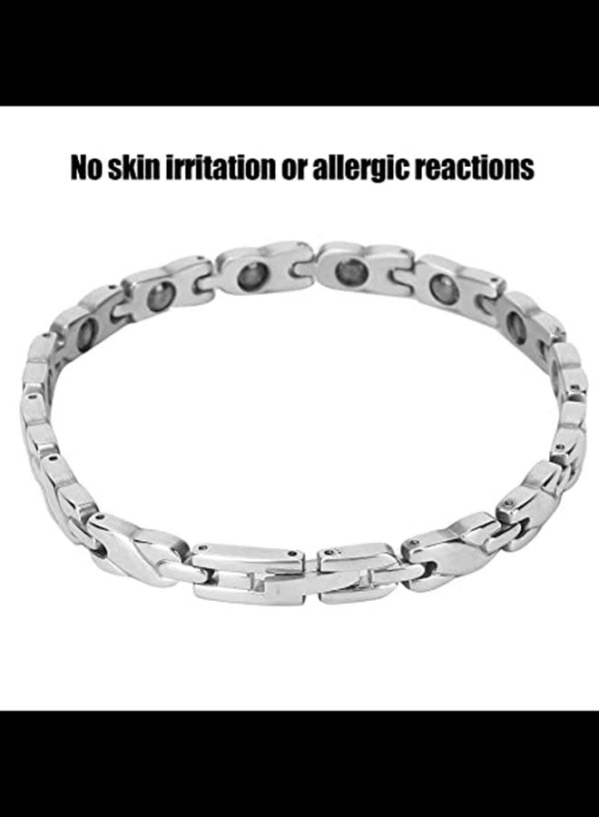 QiaoKai - Stainless Steel Health Magnet Bracelet - Image 1
