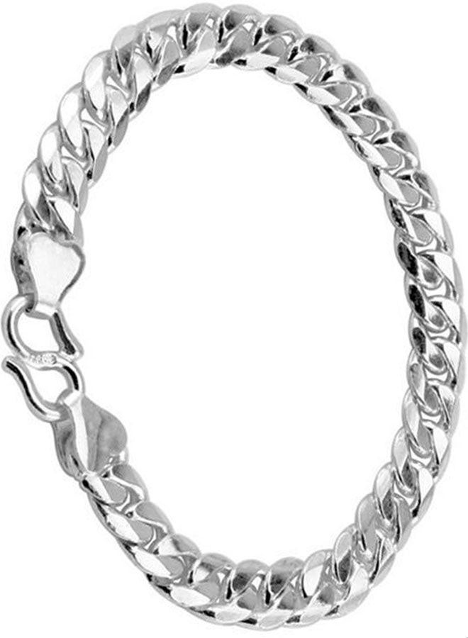 Butterfly Charm Curb Bracelet in Sterling Silver — The Jewel Shop