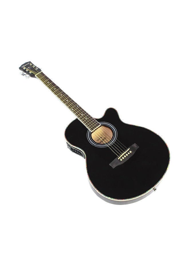 Acoustic Eq Slim Guitar With Bag And Strap 40 Inch Black Vinyl - v1666287874/N20472140A_1