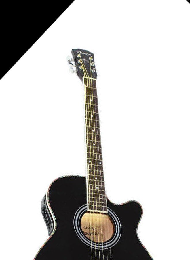 Acoustic Eq Slim Guitar With Bag And Strap 40 Inch Black Vinyl - v1666287874/N20472140A_3