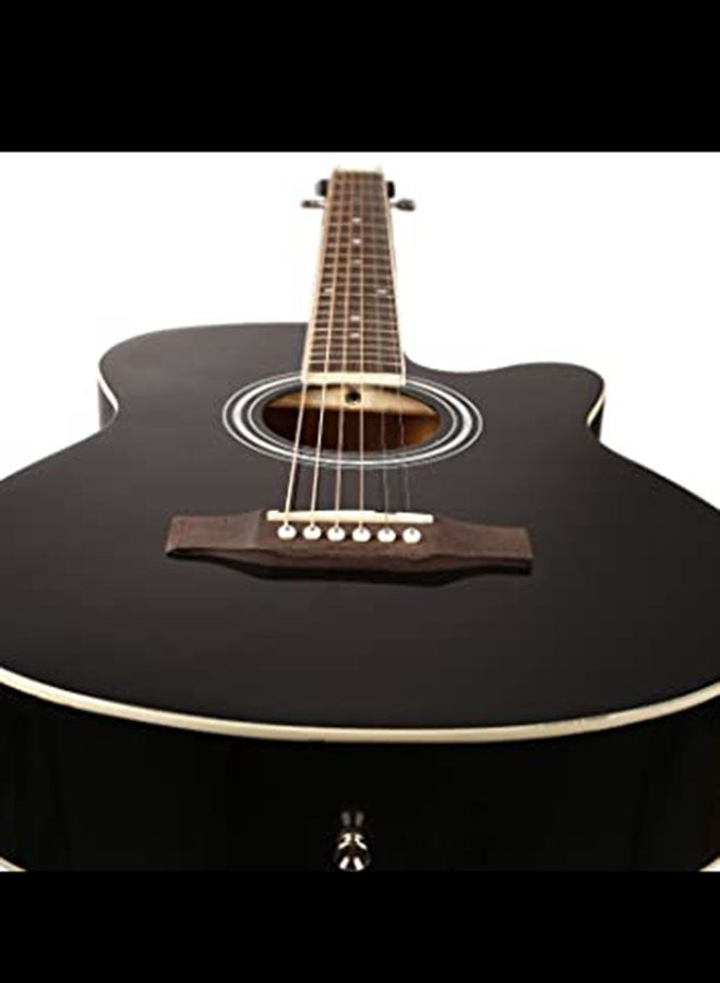 Acoustic Eq Slim Guitar With Bag And Strap 40 Inch Black Vinyl - v1666287876/N20472140A_7