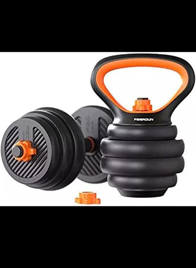 FED - Kettlebells / Adjustable Dumbbells / Barbell / Push Ups Shelf Weights Set 20 Kg 57 x 17 x 30cm - Image 1