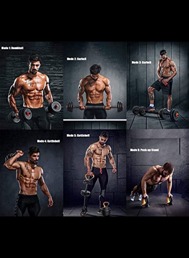 FED - Kettlebells / Adjustable Dumbbells / Barbell / Push Ups Shelf Weights Set 20 Kg 57 x 17 x 30cm - Image 1