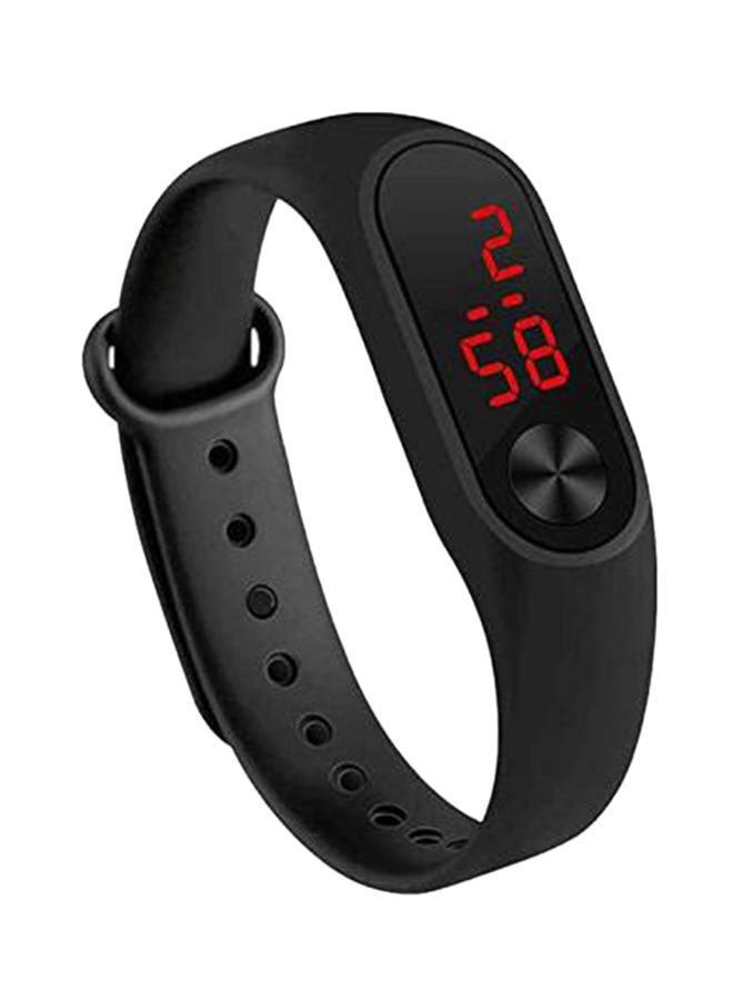 أيه بي جي ساعة يد رقمية بسوار مصنوع من السيليكون - Image 1