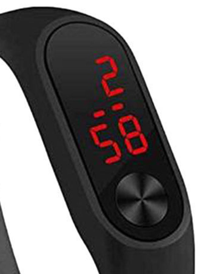 أيه بي جي ساعة يد رقمية بسوار مصنوع من السيليكون - Image 5